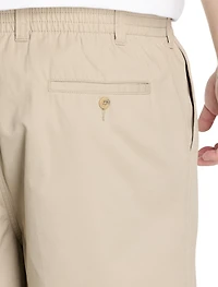 Elastic-Waist Cotton Shorts