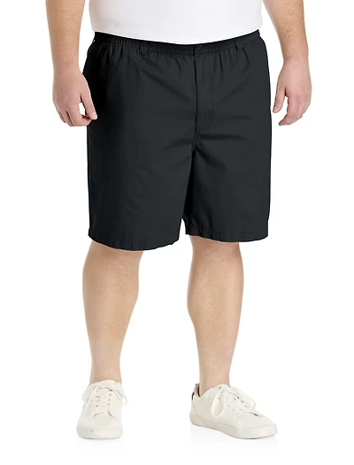 Elastic-Waist Cotton Shorts