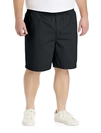 Elastic-Waist Cotton Shorts