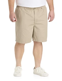Elastic-Waist Cotton Shorts