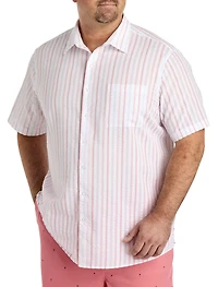 Seersucker Stripe Sport Shirt