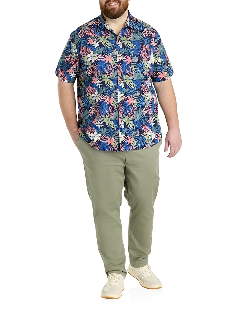 Floral Print Sport Shirt