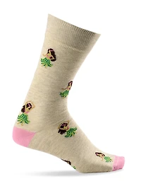 3-Pk Luau Vibes Socks