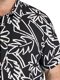 Bold Floral Sport Shirt