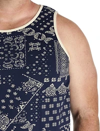 Paisley Sleeveless T-Shirt
