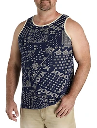 Paisley Sleeveless T-Shirt