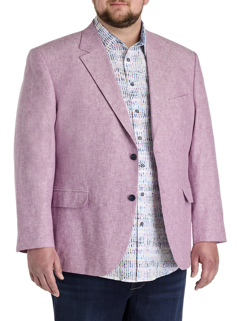 Jacket-Relaxer Linen-Blend Sport Coat