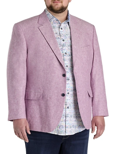 Jacket-Relaxer Linen-Blend Sport Coat