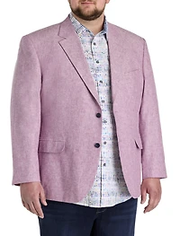 Jacket-Relaxer Linen-Blend Sport Coat