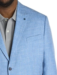 Mixed Media Jacket-Relaxer Sport Coat