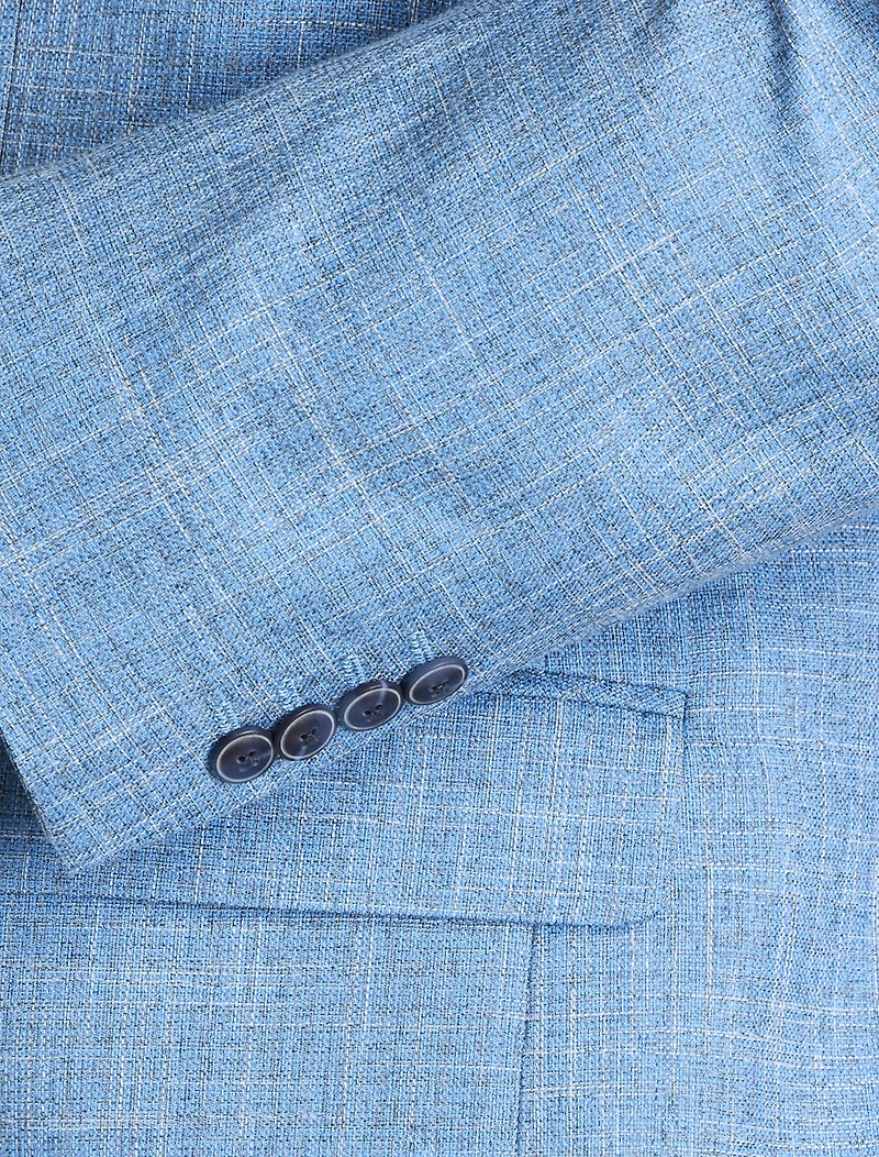 Mixed Media Jacket-Relaxer Sport Coat