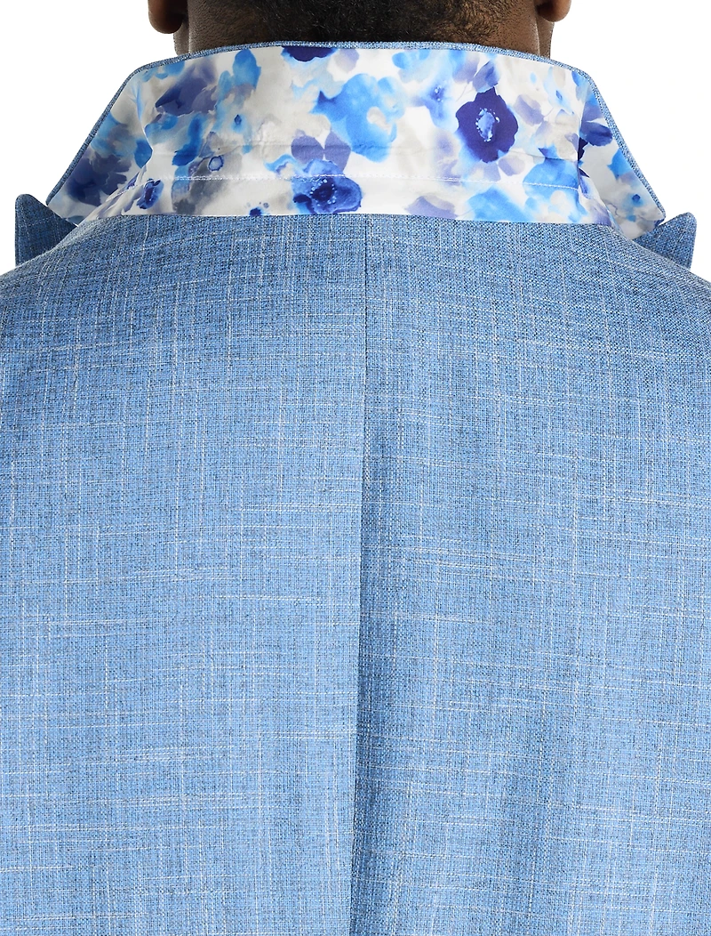 Mixed Media Jacket-Relaxer Sport Coat