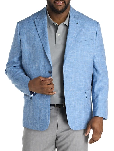 Mixed Media Jacket-Relaxer Sport Coat