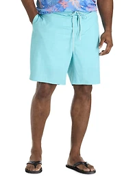 Crosshatched Swim Trunks