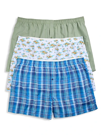 3-pk Sail Away 4.5 Inch Woven Boxers