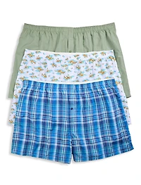 3-pk Sail Away 4.5 Inch Woven Boxers