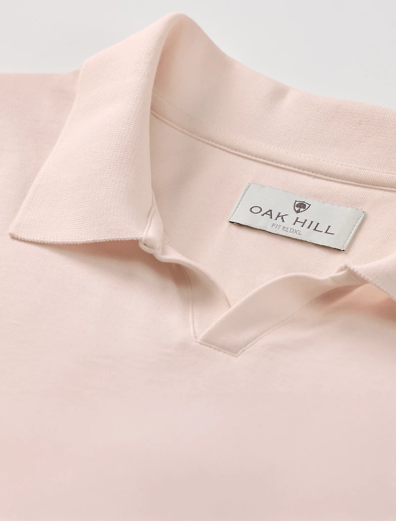 Notch-Collar Tech Polo Shirt