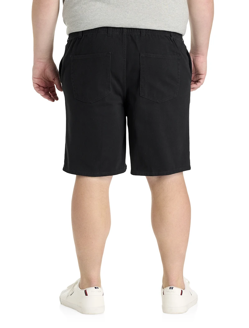 Elastic Waist Jean Shorts