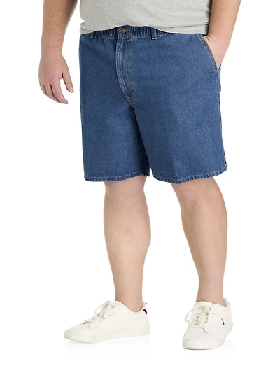 Elastic Waist Jean Shorts