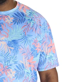 Printed Mesh Swim Shirt