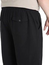 Lightweight Linen-Blend Beach Shorts