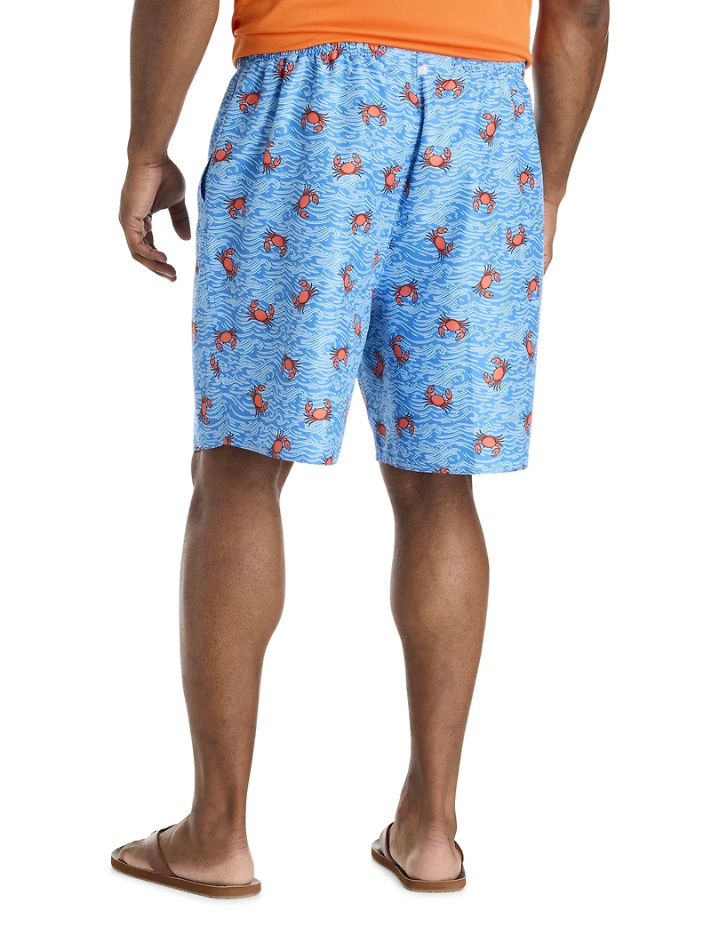Happy Crabby Swim Trunks