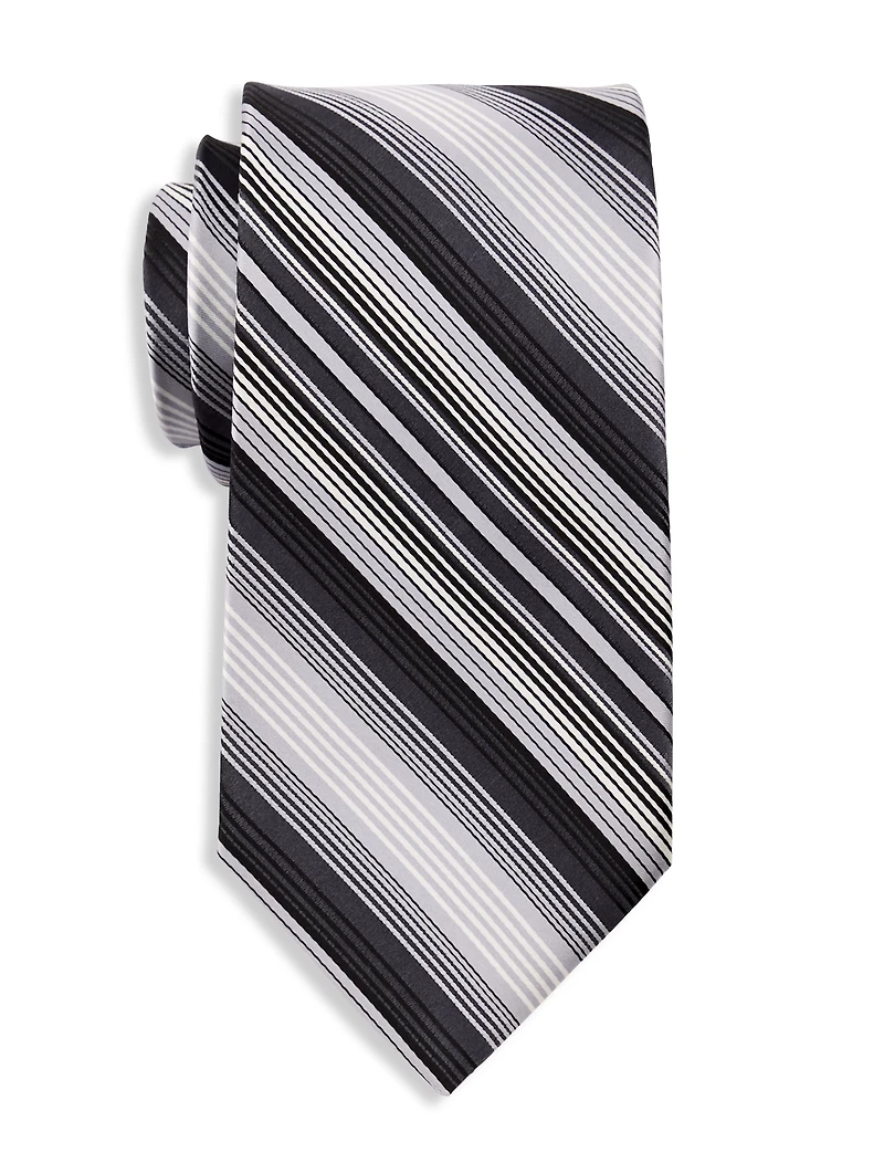 Futuristic Striped Tie