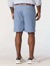 Linen-Blend Tech Shorts