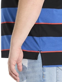 Rugby Striped Polo Shirt