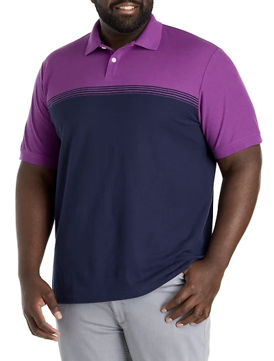 Colorblocked Polo Shirt