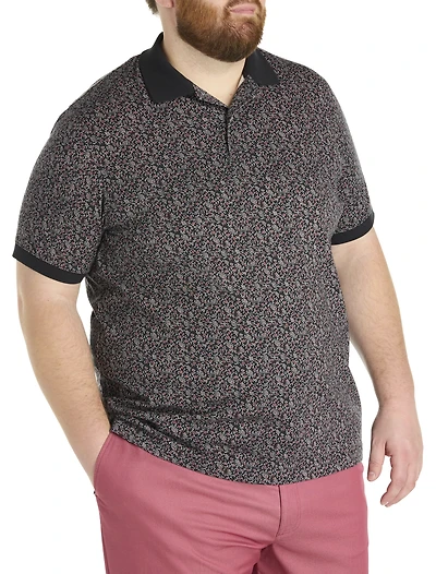 Mini Floral Print Polo Shirt