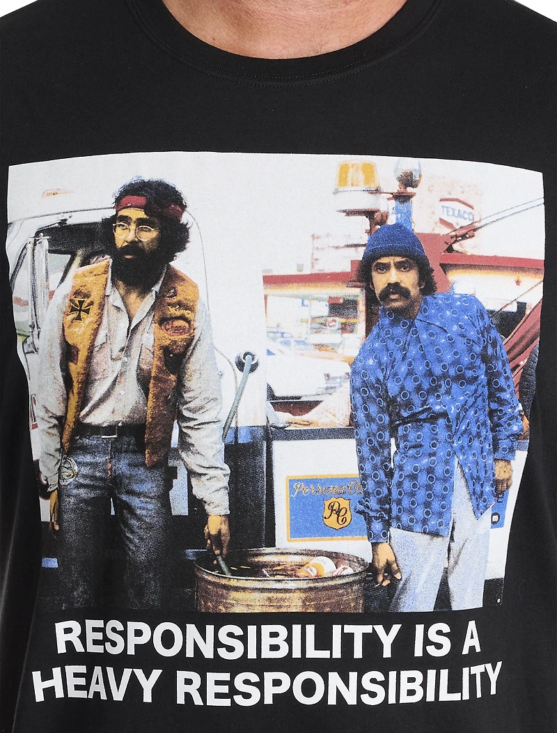 Cheech and Chong Responsibility Graphic Tee