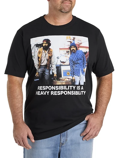 Cheech and Chong Responsibility Graphic Tee