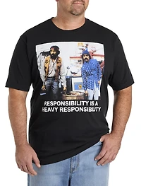 Cheech and Chong Responsibility Graphic Tee
