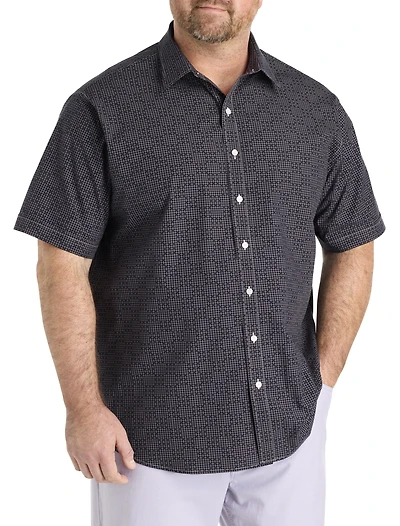 Dobby Patterned Sport Shirt