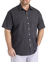 Dobby Patterned Sport Shirt