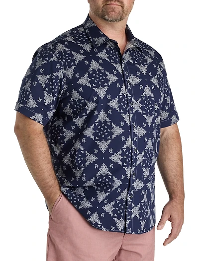 Bandana Print Sport Shirt