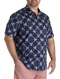 Bandana Print Sport Shirt