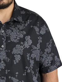 Tonal Floral Sport Shirt