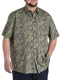 Tribal Leaf Sport Shirt