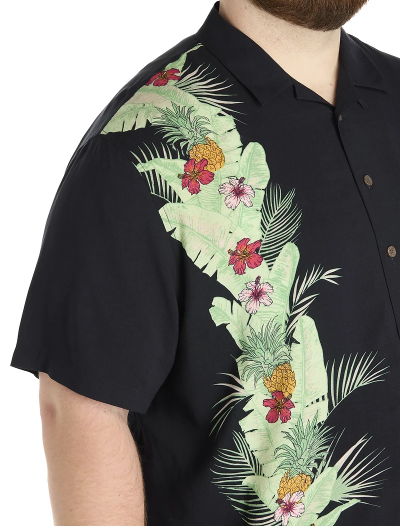 Pineapple Stripe Sport Shirt