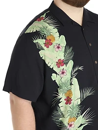 Pineapple Stripe Sport Shirt