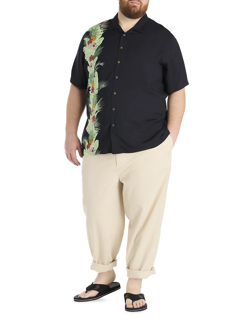 Pineapple Stripe Sport Shirt