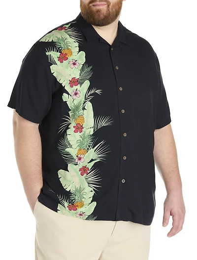 Pineapple Stripe Sport Shirt