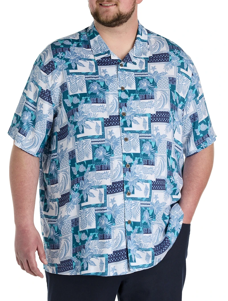 Tropical Printed Sport Shirt