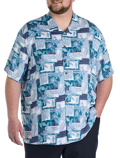 Tropical Printed Sport Shirt