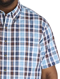 Easy-Care Plaid Sport Shirt