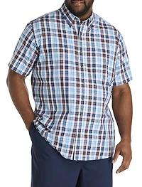 Easy-Care Plaid Sport Shirt