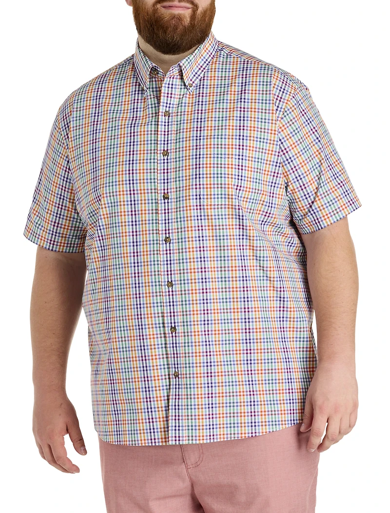 Easy-Care Multi Check Sport Shirt