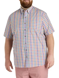 Easy-Care Multi Check Sport Shirt
